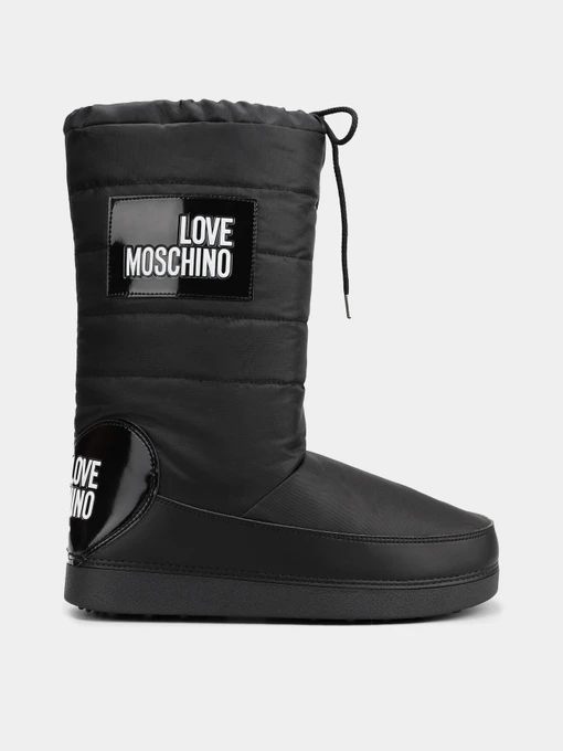 Ботинки и сапоги Love Moschino модель 1211205_чорний з білим Фото