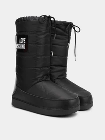 Ботинки и сапоги Love Moschino модель 1211205_чорний з білим Фото