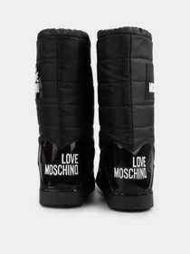 Ботинки и сапоги Love Moschino модель 1211205_чорний з білим Фото
