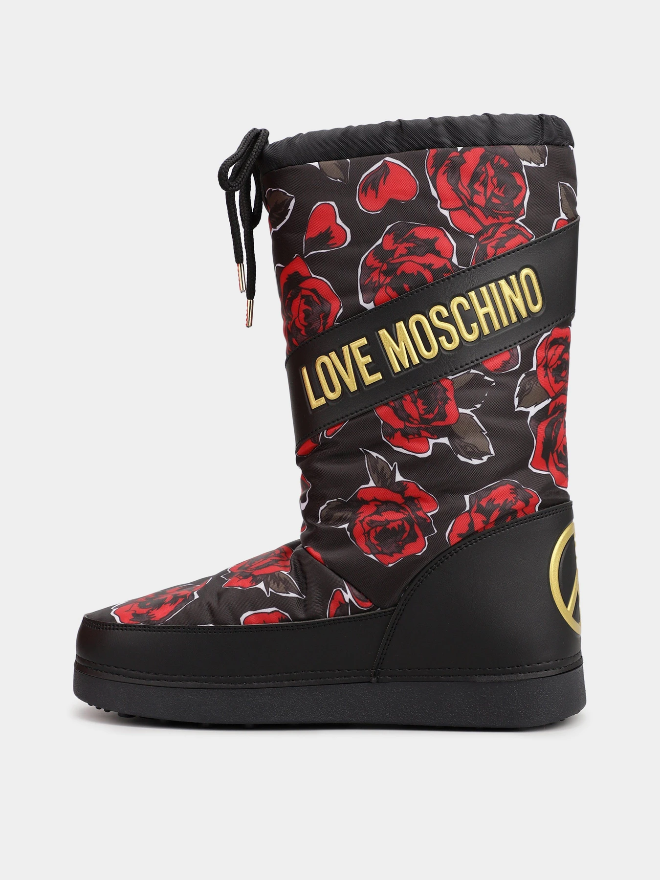 Ботинки и сапоги Love Moschino модель 1211207_чорний комб. Фото
