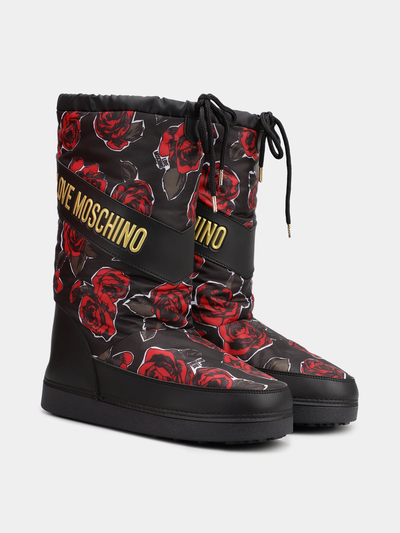 Ботинки и сапоги Love Moschino модель 1211207_чорний комб. Фото