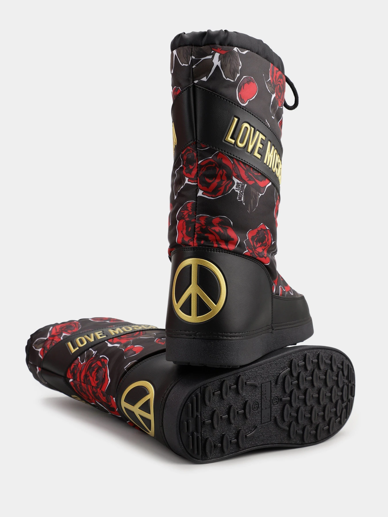Ботинки и сапоги Love Moschino модель 1211207_чорний комб. Фото