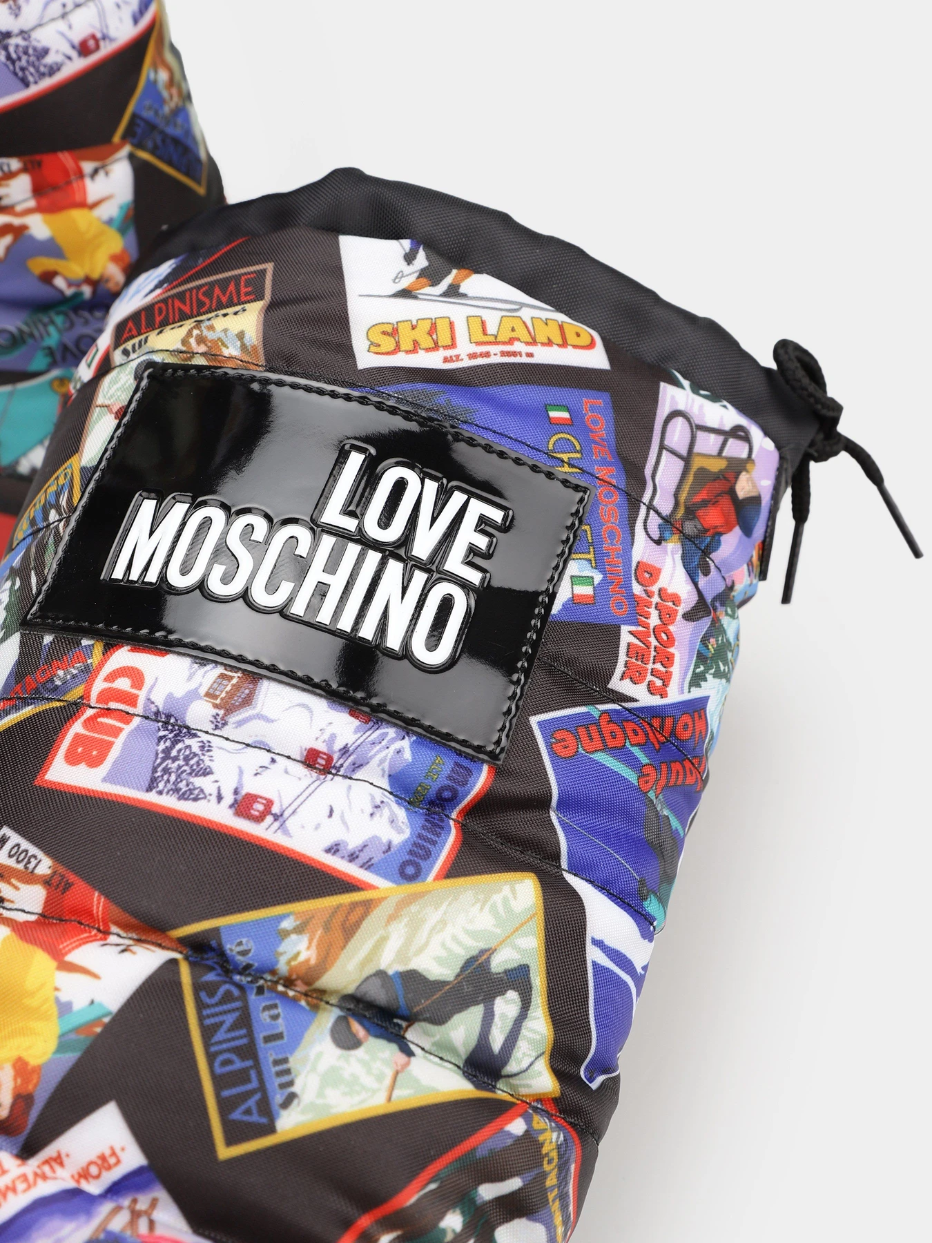 Ботинки и сапоги Love Moschino модель 1211201_чорний комб. Ботинки и сапоги Love Moschino модель 1211201_чорний комб. Фото
