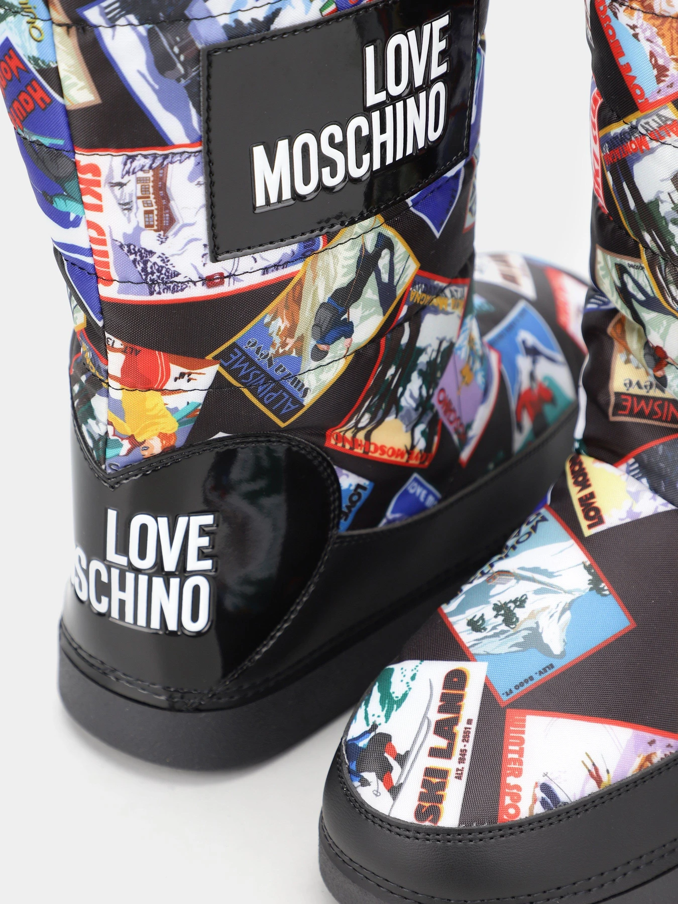 Ботинки и сапоги Love Moschino модель 1211203_чорний комб. Фото
