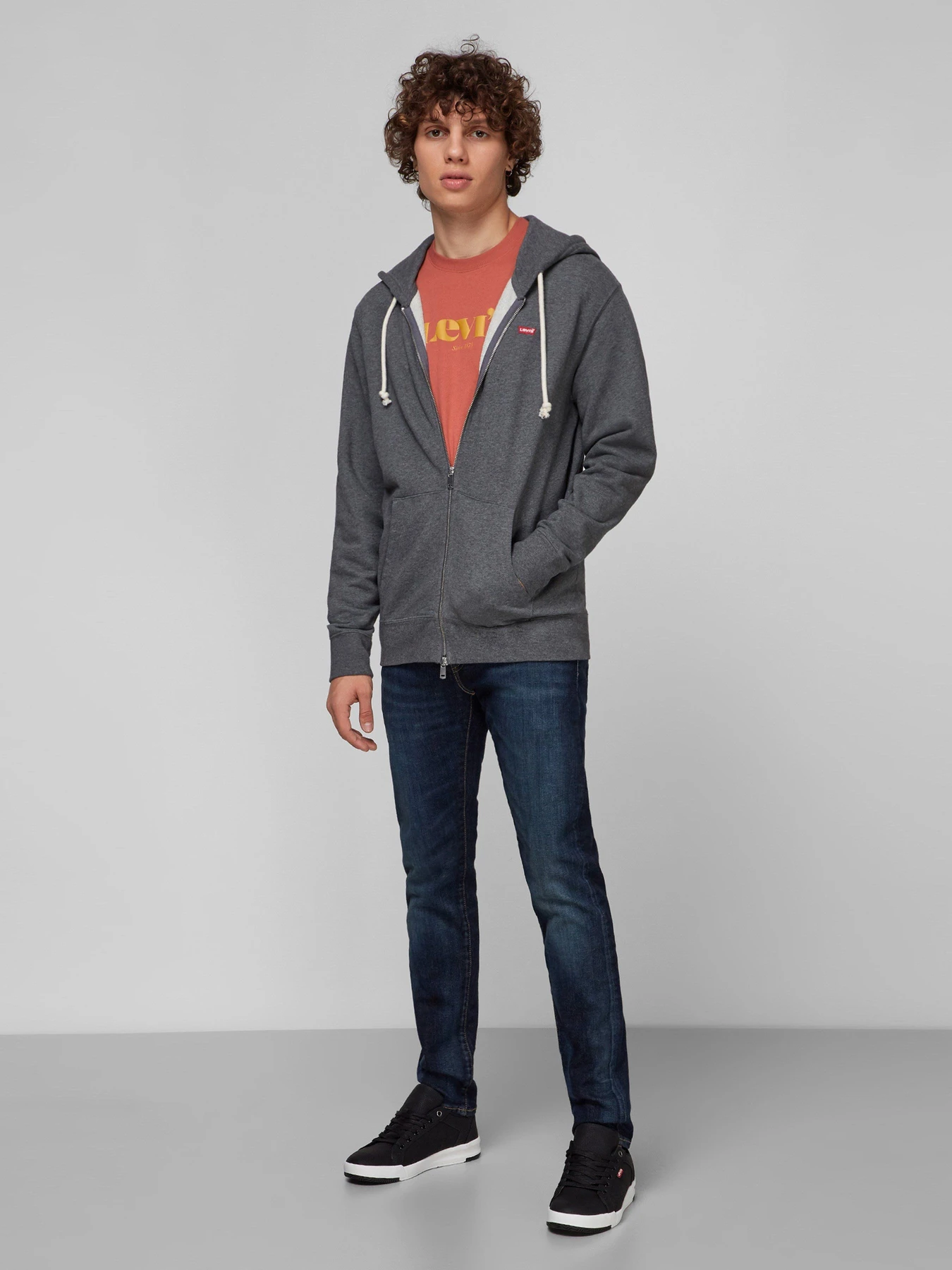 Худі та світшоти Levi's New Original Zip Up модель 34584;0000 Худі та світшоти Levi's New Original Zip Up модель 34584;0000 Фото