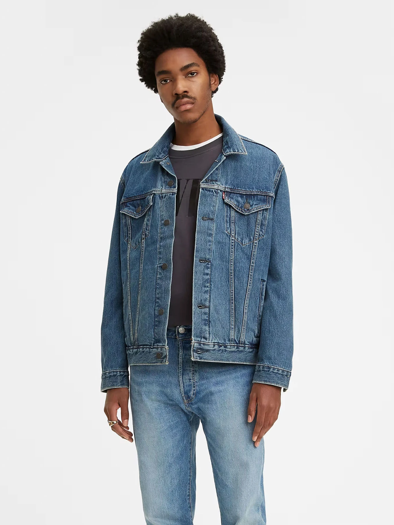 Куртки и дубленки Levi's The Trucker New Improve модель 72334;0657 Фото