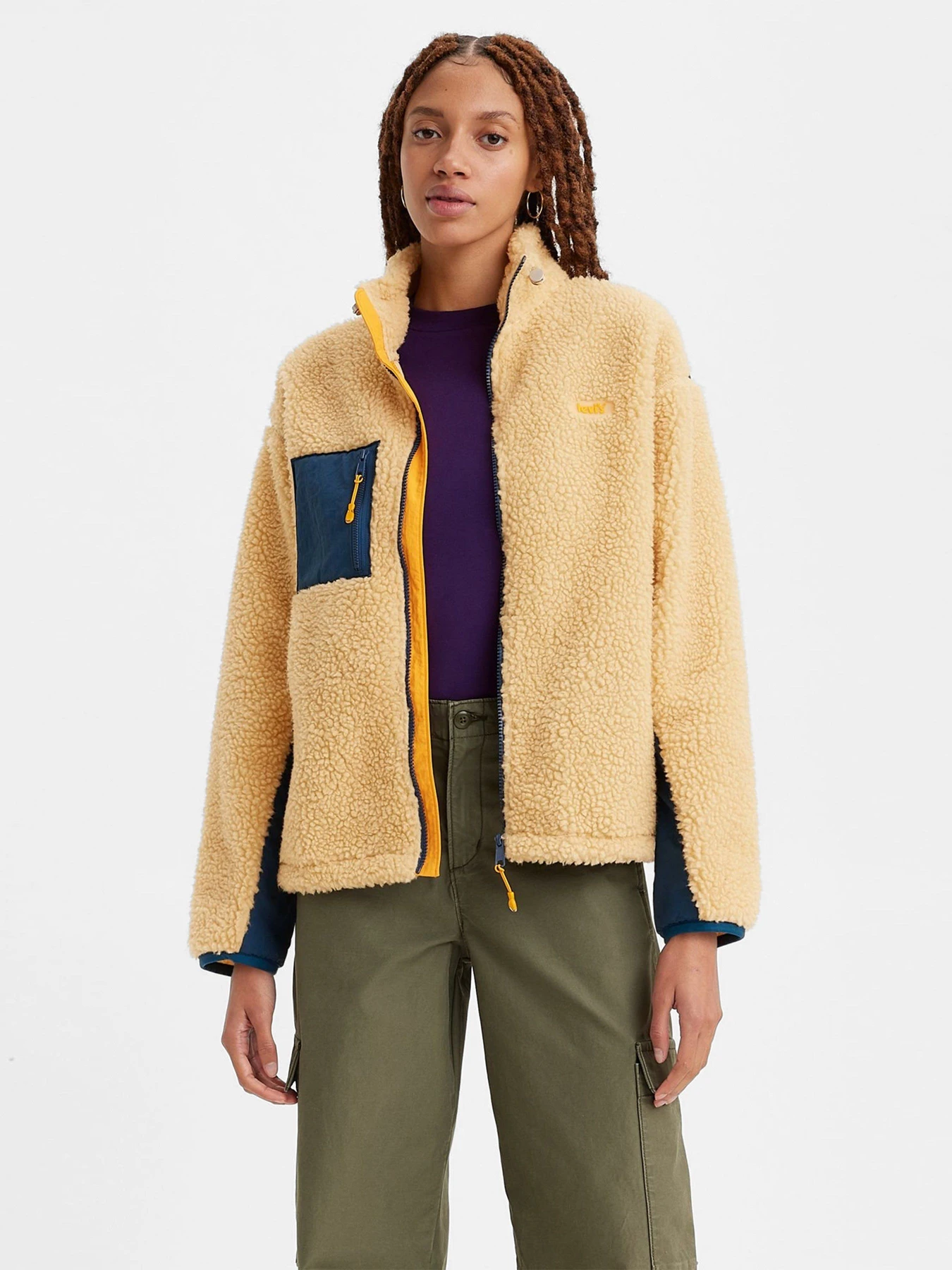 Худі та світшоти Levi's Cb Big Foot Sherpa модель A6241;0000 Худі та світшоти Levi's Cb Big Foot Sherpa модель A6241;0000 Фото