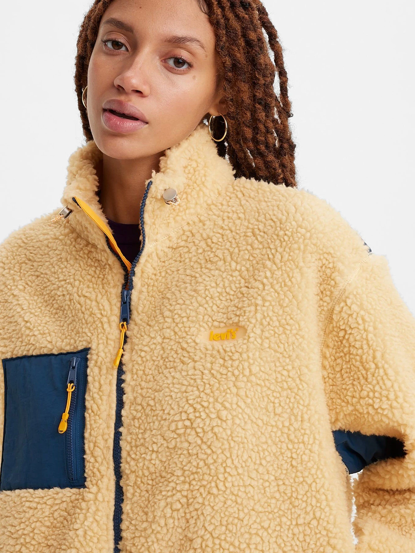 Худі та світшоти Levi's Cb Big Foot Sherpa модель A6241;0000 Худі та світшоти Levi's Cb Big Foot Sherpa модель A6241;0000 Фото
