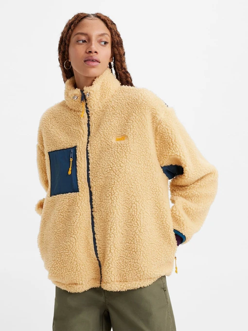 Худи и свитшоты Levi's Cb Big Foot Sherpa модель A6241;0000 Фото
