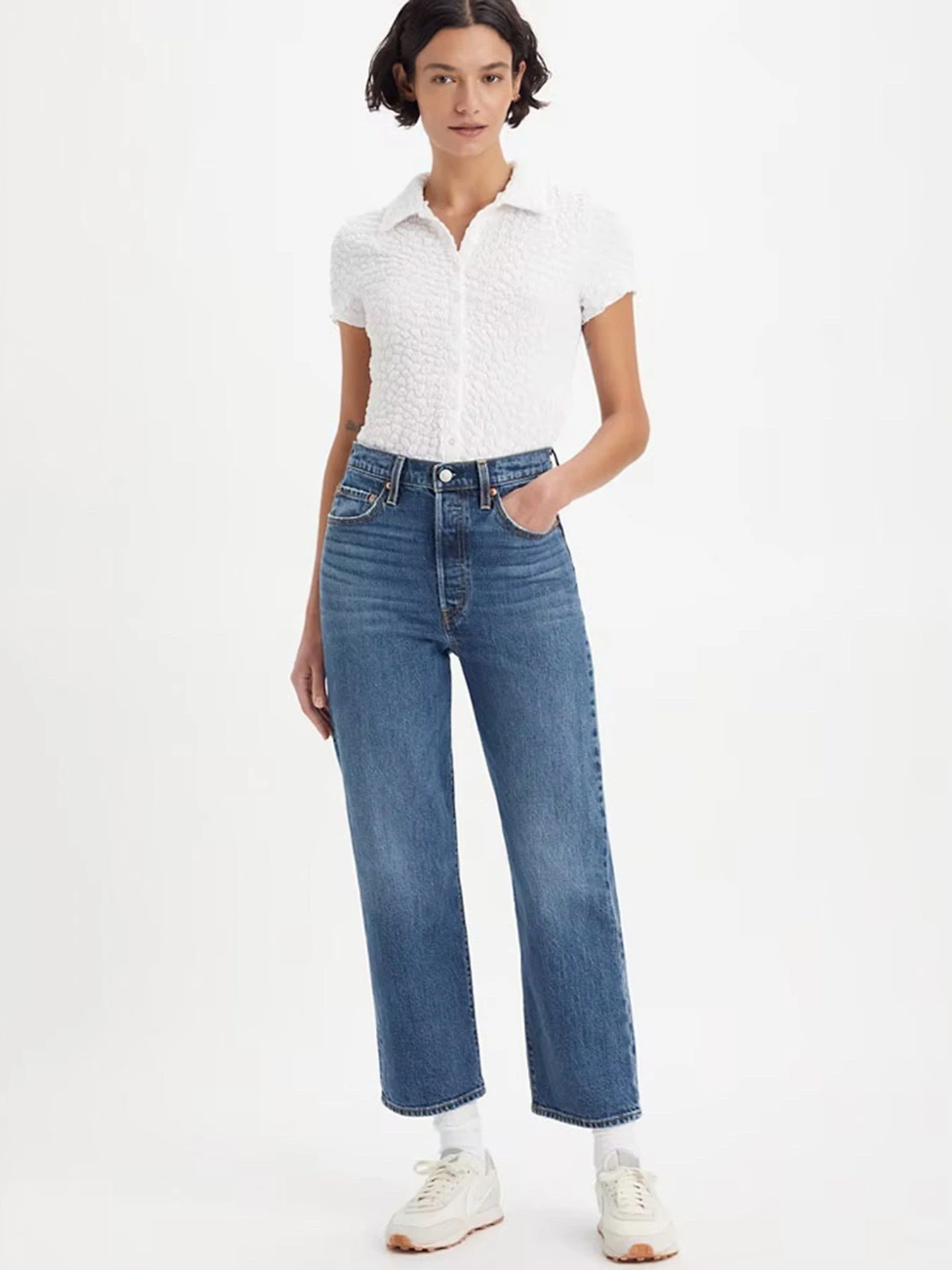 Джинсы Levi's Ribcage No Back Pocket модель A6273;0000 Джинсы Levi's Ribcage No Back Pocket модель A6273;0000 Фото