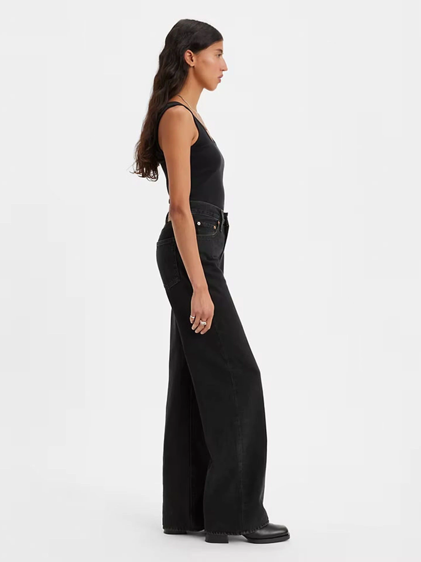Джинси Levi's Ribcage Wide Leg H223 модель A6081;0001 Джинси Levi's Ribcage Wide Leg H223 модель A6081;0001 Фото