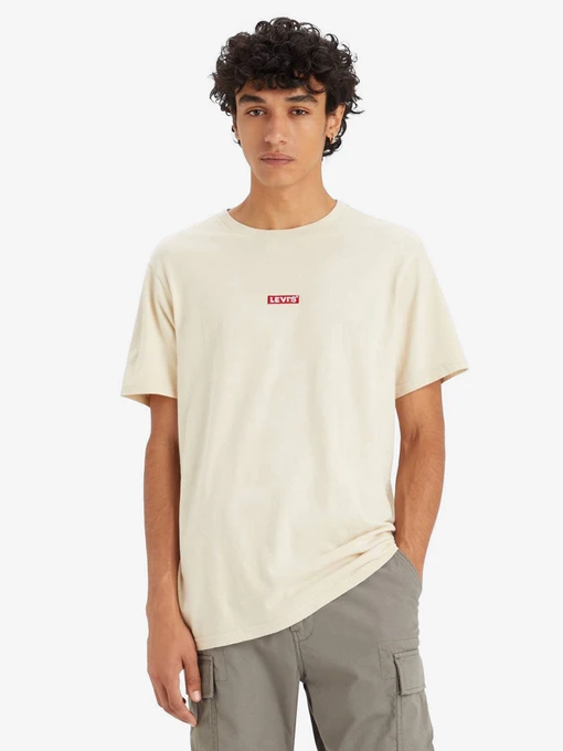 Футболки и поло Levi's Ss Relaxed Baby Tab T Fog модель 79554;0074 Фото