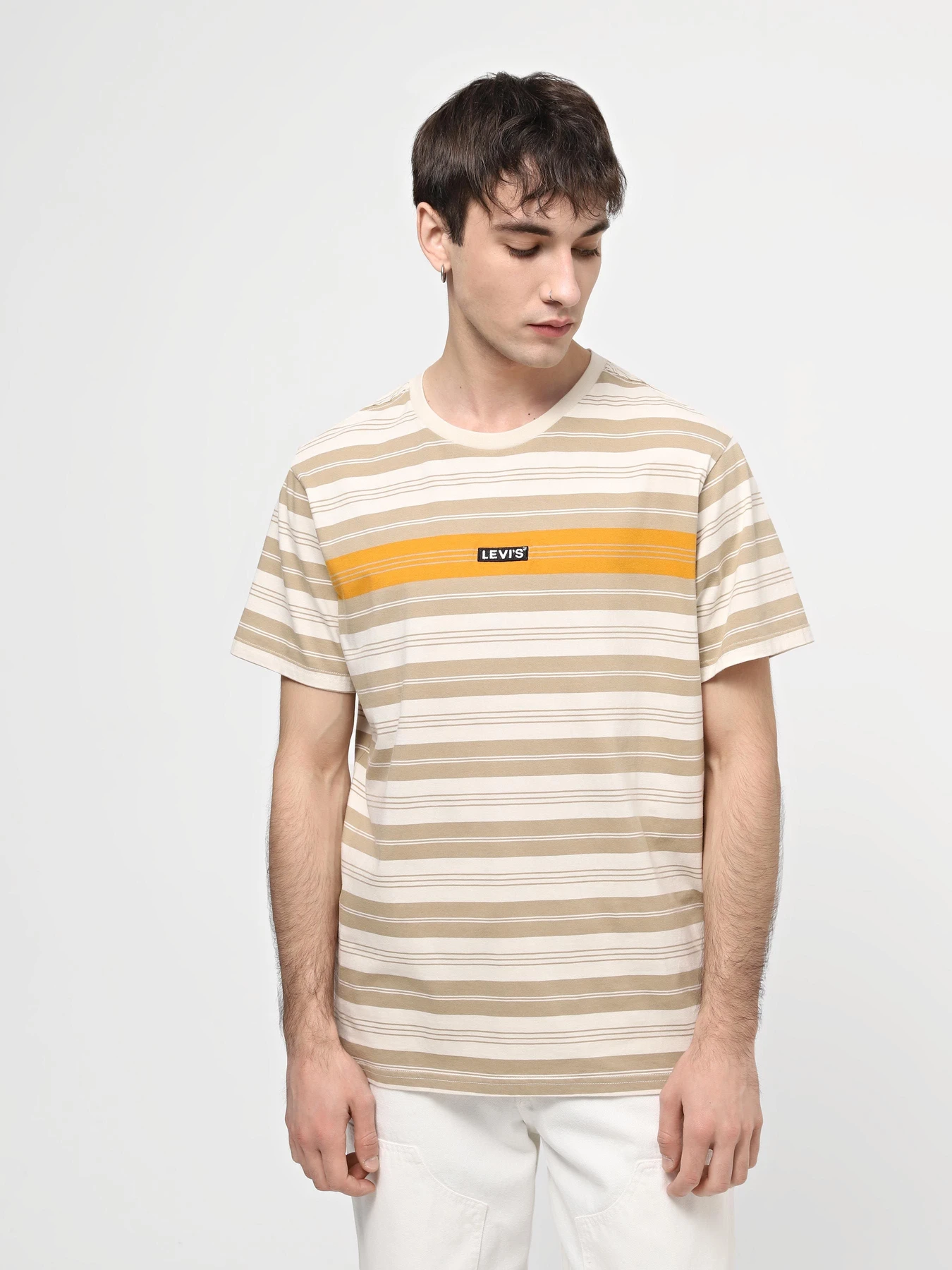 Футболки и поло Levi's Ss Relaxed Baby Tab T Ray Stri модель 79554;0084 Футболки и поло Levi's Ss Relaxed Baby Tab T Ray Stri модель 79554;0084 Фото