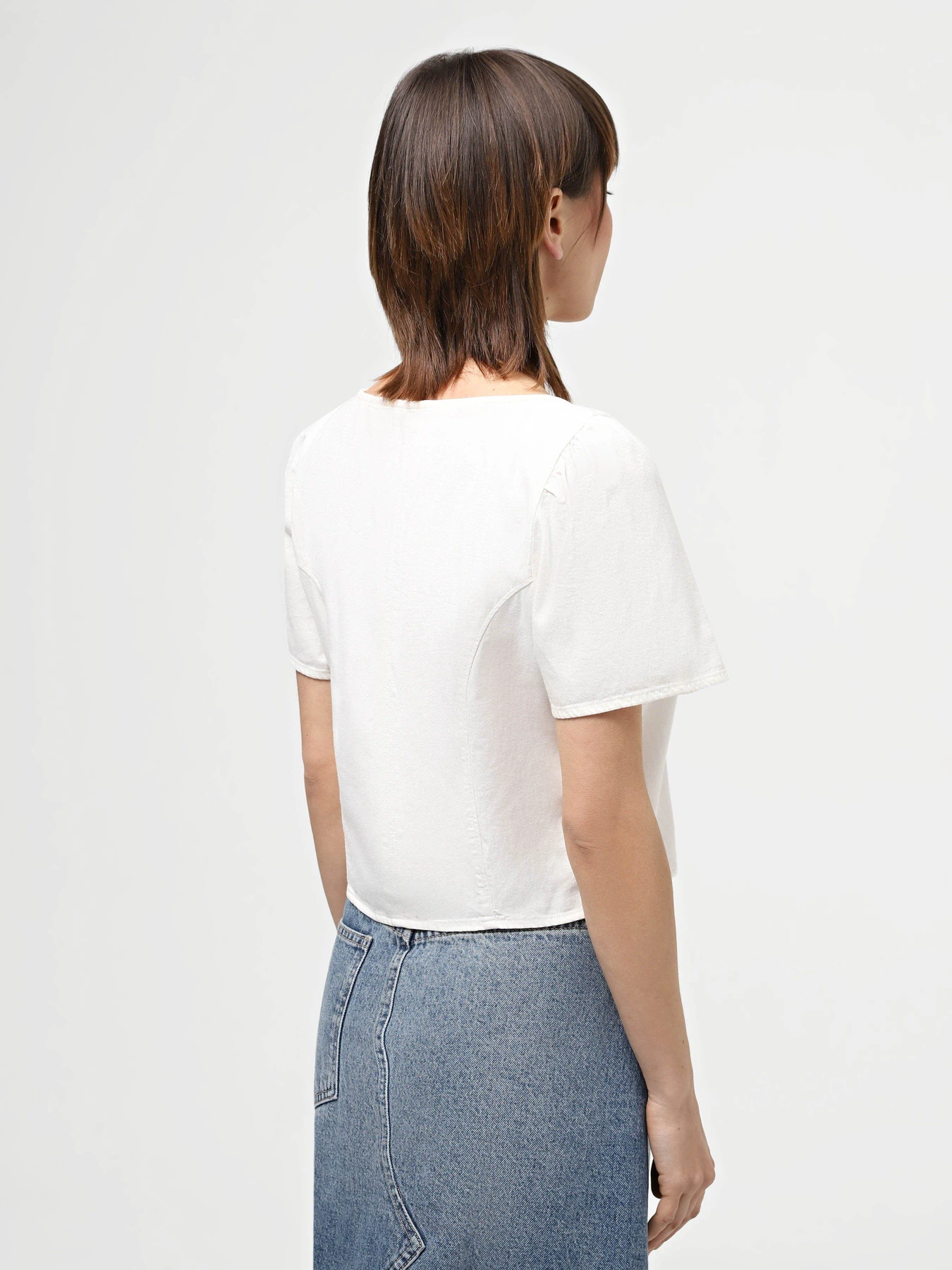 Сорочки Levi's Pascale Ss Blouse Ecru Gd модель A7332;0000 Фото