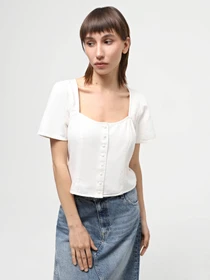 Сорочки Levi's Pascale Ss Blouse Ecru Gd модель A7332;0000 Фото