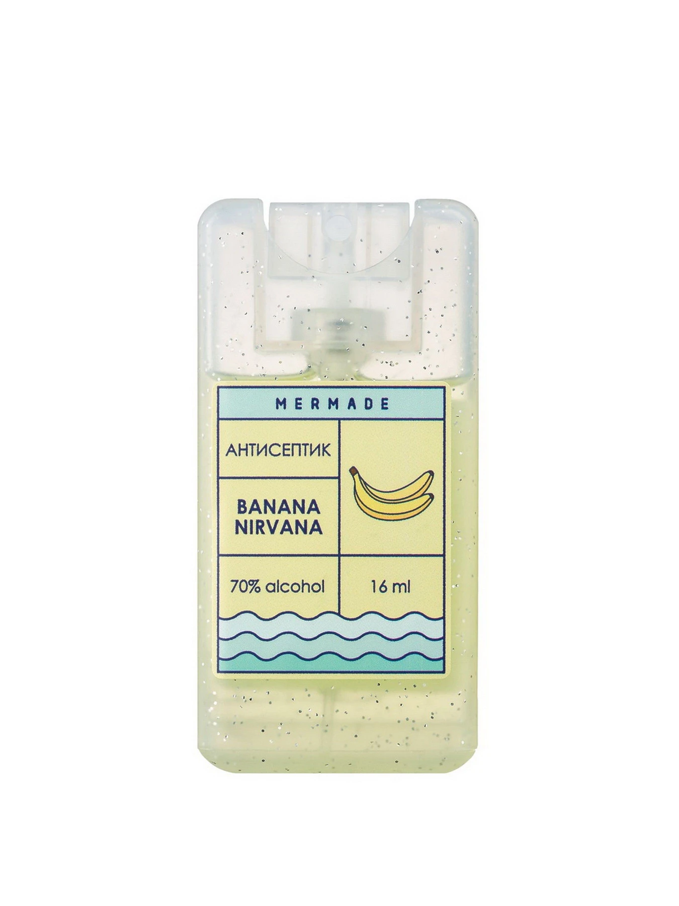 Антисептик-спрей для рук Banana Nirvana MERMADE модель 4820241300303 Антисептик-спрей для рук Banana Nirvana MERMADE модель 4820241300303 Фото