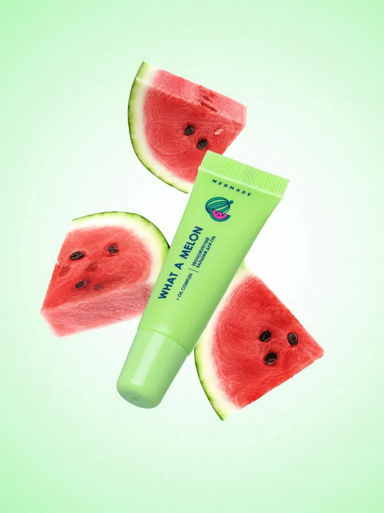 Увлажняющий бальзам для губ What a melon MERMADE модель 4823122900340 Увлажняющий бальзам для губ What a melon MERMADE модель 4823122900340 Фото