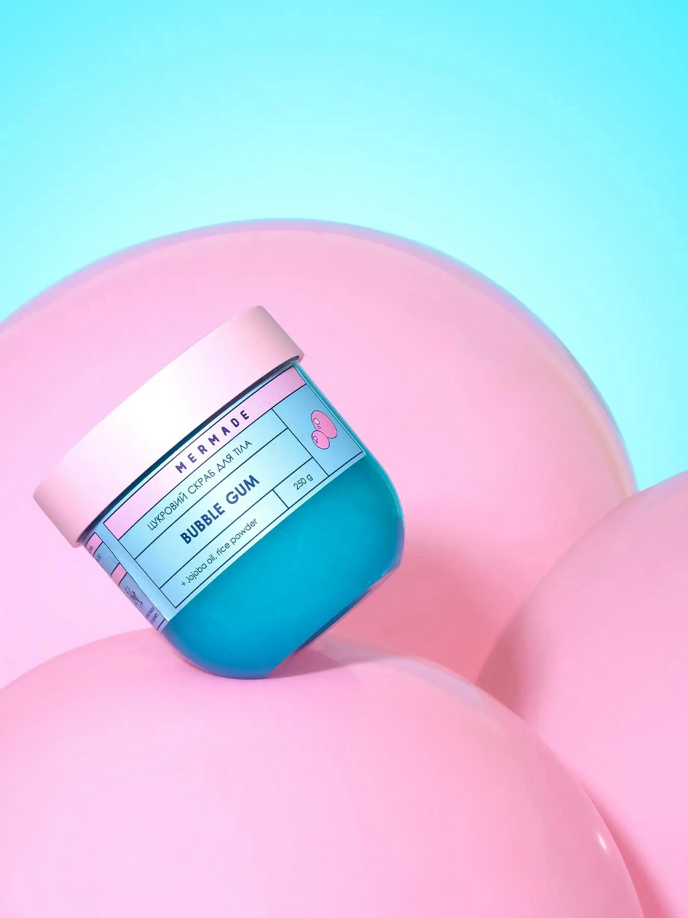 Сахарный скраб для тела Bubble Gum MERMADE модель 4820241303694 Сахарный скраб для тела Bubble Gum MERMADE модель 4820241303694 Фото