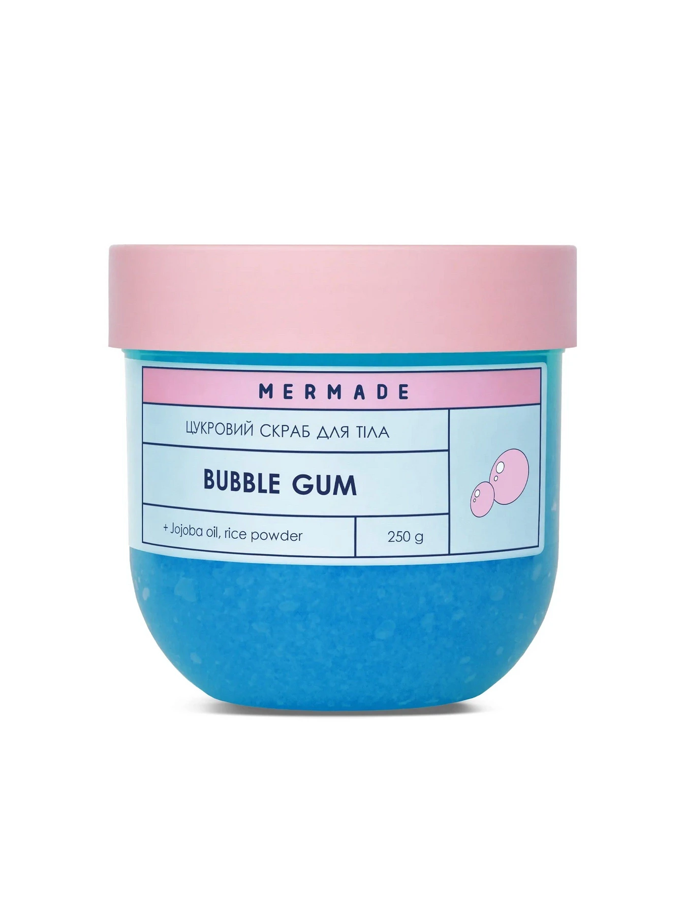 Сахарный скраб для тела Bubble Gum MERMADE модель 4820241303694 Сахарный скраб для тела Bubble Gum MERMADE модель 4820241303694 Фото