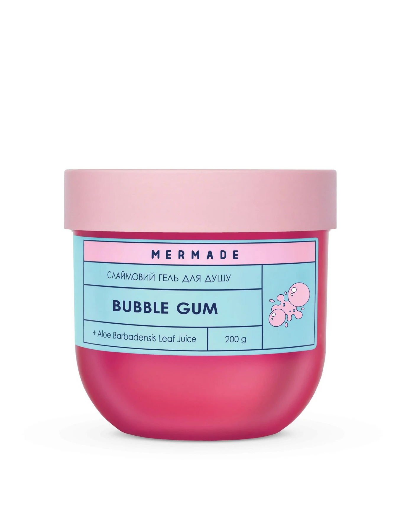 Слаймовый гель для душа Bubble Gum MERMADE модель 4823122900746 Слаймовый гель для душа Bubble Gum MERMADE модель 4823122900746 Фото