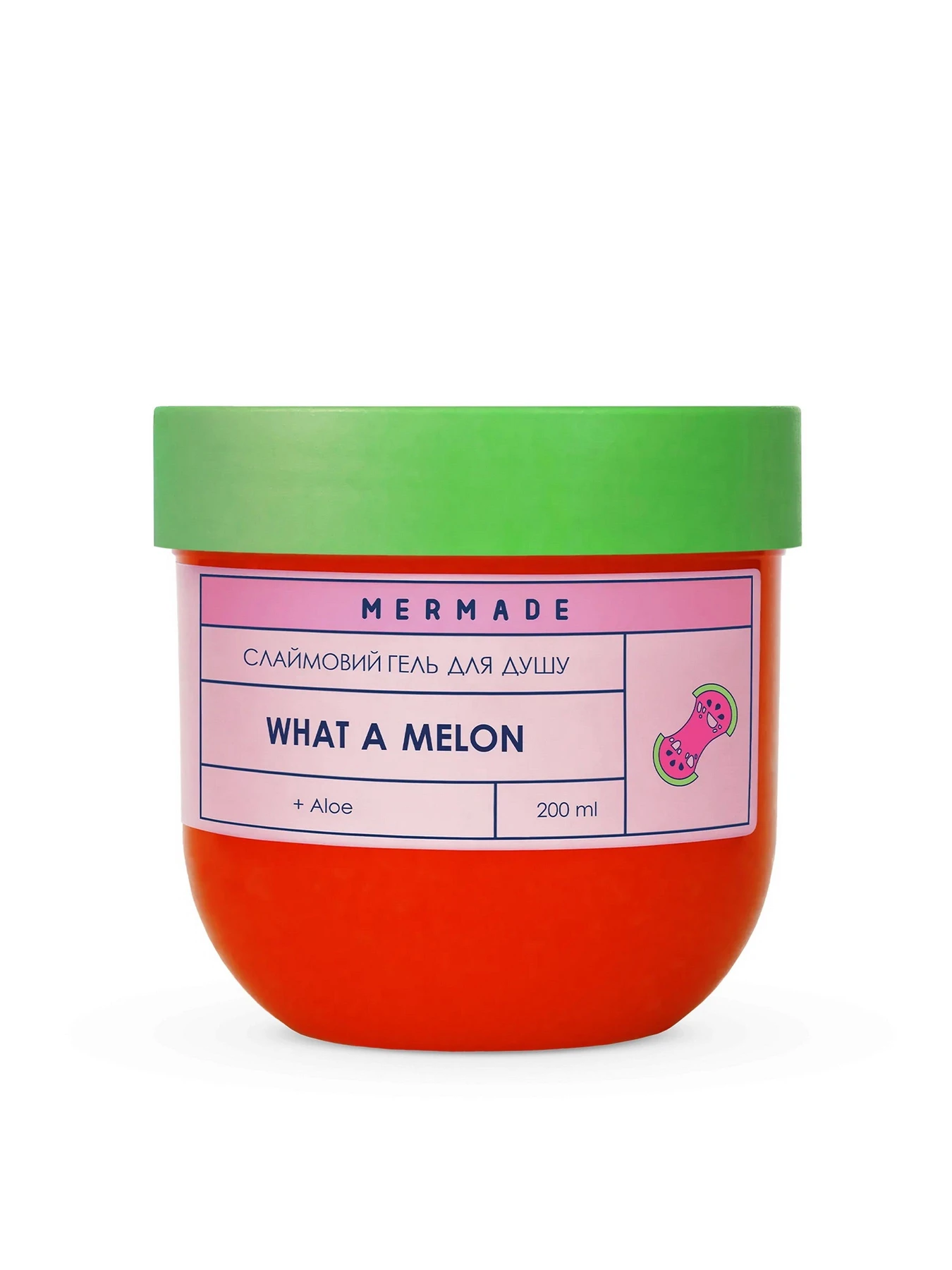 Слаймовый гель для душа What a melon MERMADE модель 4820241302017 Слаймовый гель для душа What a melon MERMADE модель 4820241302017 Фото