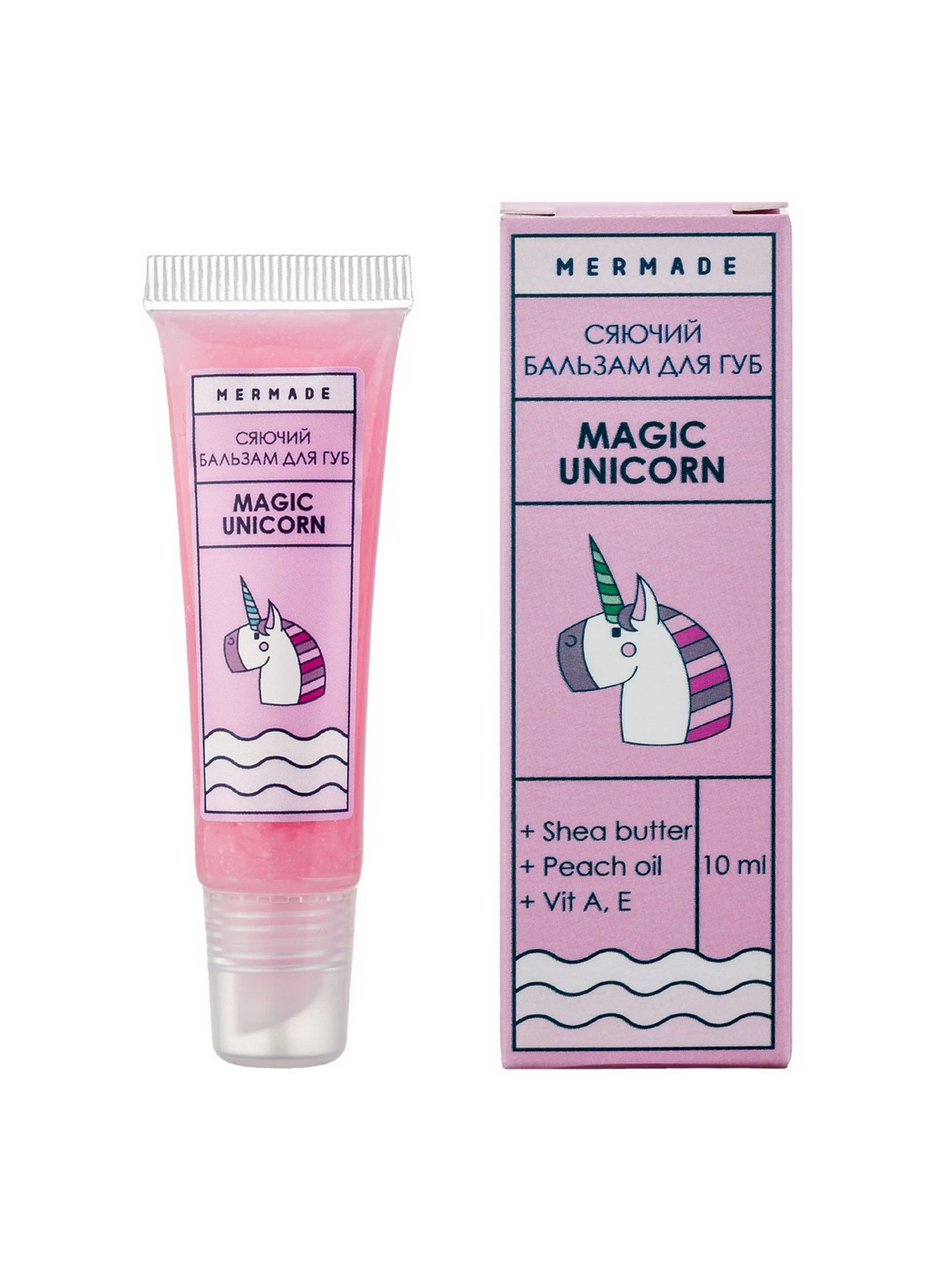 Сияющий бальзам для губ Magic Unicorn MERMADE модель 4820241301287 Сияющий бальзам для губ Magic Unicorn MERMADE модель 4820241301287 Фото