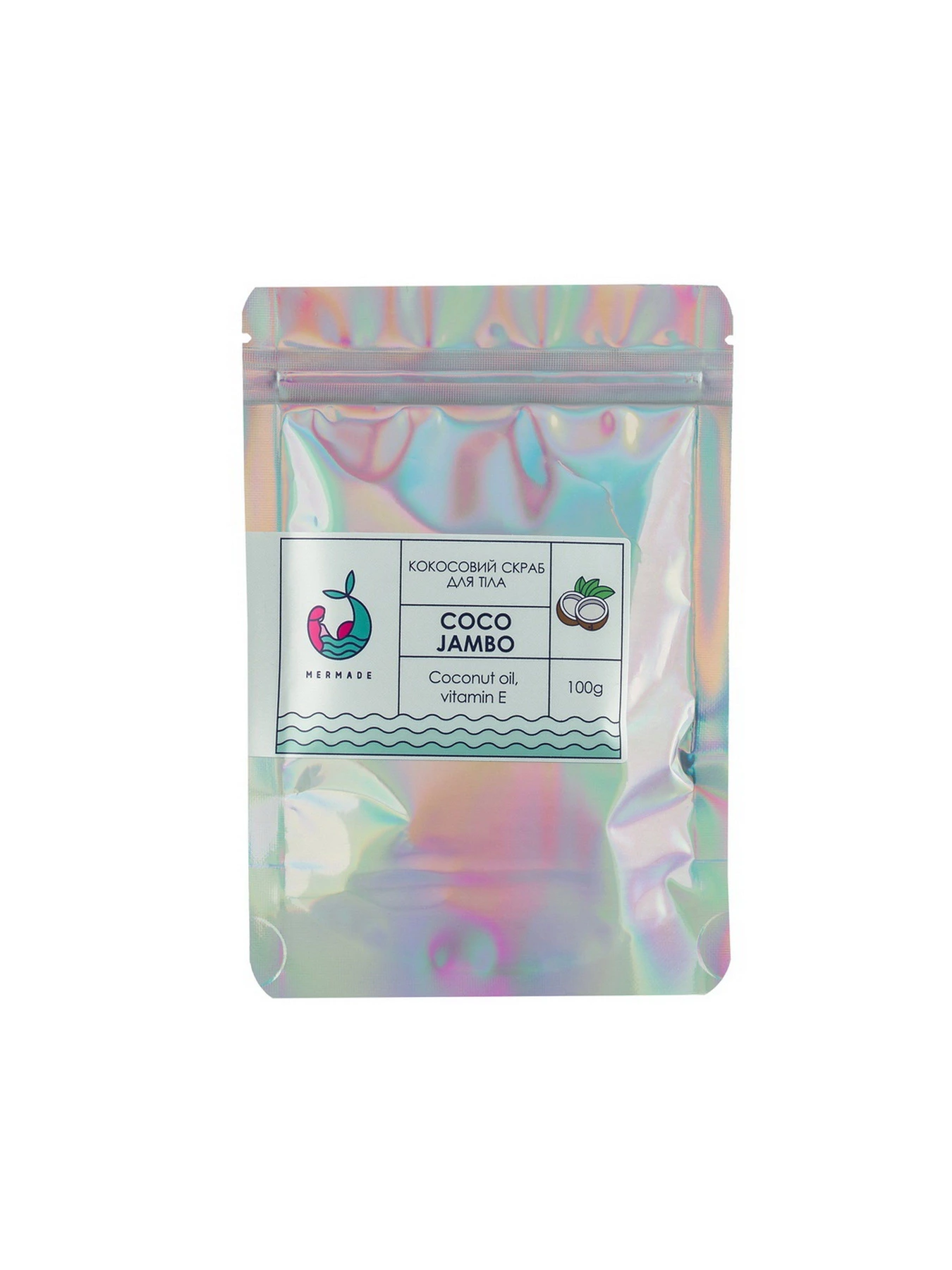 Кокосовий скраб Coco Jambo MERMADE модель 4820241300389 Кокосовий скраб Coco Jambo MERMADE модель 4820241300389 Фото
