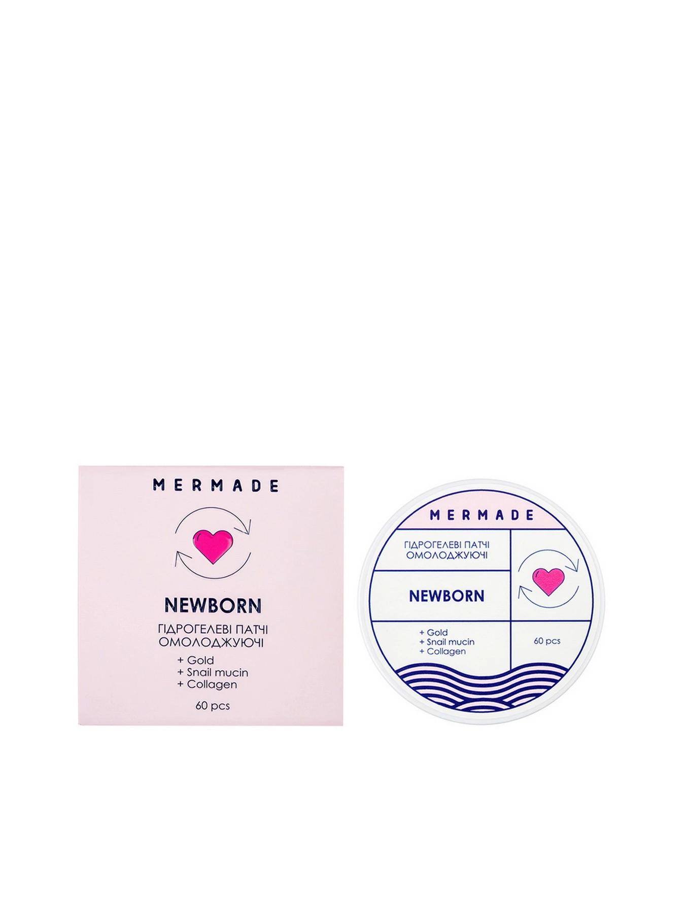 Омолоджуючі гідрогелеві патчі Newborn MERMADE модель 4820241302185 Омолоджуючі гідрогелеві патчі Newborn MERMADE модель 4820241302185 Фото