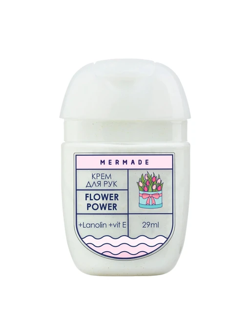 Крем для рук з ланоліном Flower Power MERMADE модель 4820241302420 Фото
