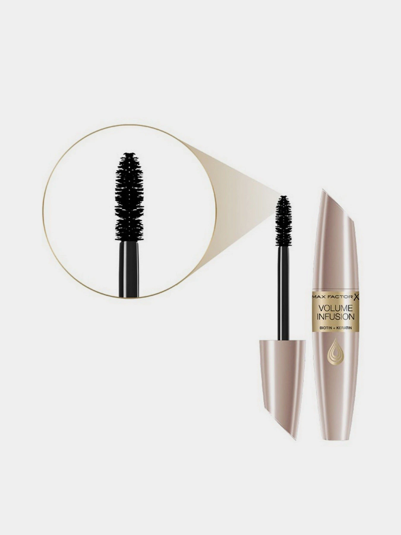 Туш об'єм та догляд Volume Infusion Mascara Biotin + Keratin MAX FACTOR модель 3614226290335 Туш об'єм та догляд Volume Infusion Mascara Biotin + Keratin MAX FACTOR модель 3614226290335 Фото