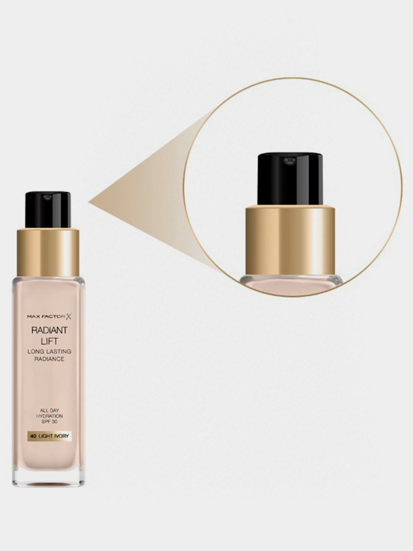 Тональна основа SPF 30 Radiant Lift Foundation MAX FACTOR модель 3614226290557 Тональна основа SPF 30 Radiant Lift Foundation MAX FACTOR модель 3614226290557 Фото