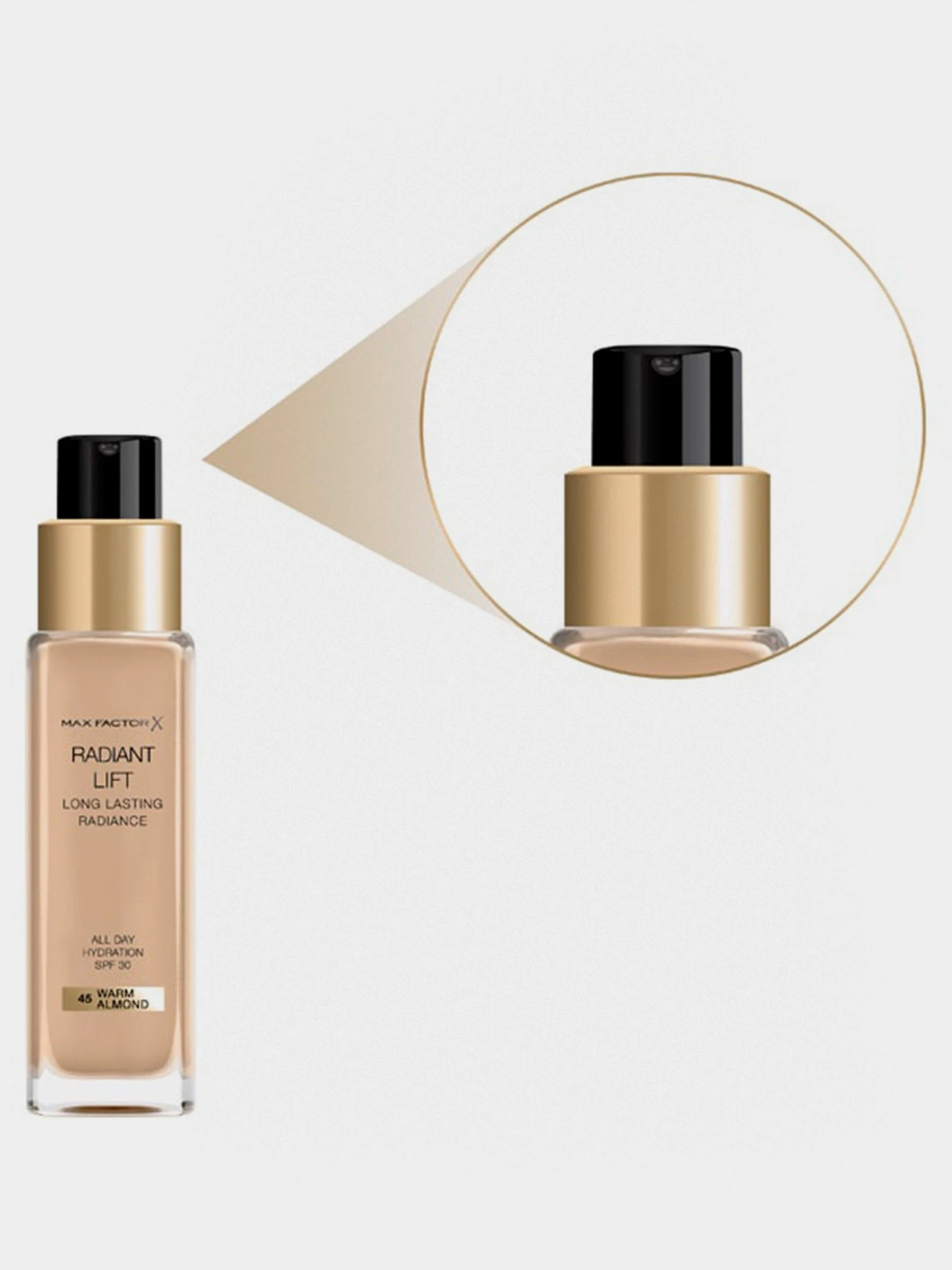 Тональная основа SPF 30 Radiant Lift Foundation MAX FACTOR модель 3614226290564 Тональная основа SPF 30 Radiant Lift Foundation MAX FACTOR модель 3614226290564 Фото