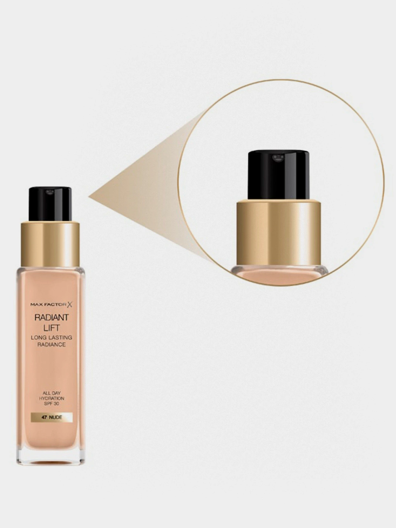 Тональна основа SPF 30 Radiant Lift Foundation MAX FACTOR модель 3614226290571 Тональна основа SPF 30 Radiant Lift Foundation MAX FACTOR модель 3614226290571 Фото