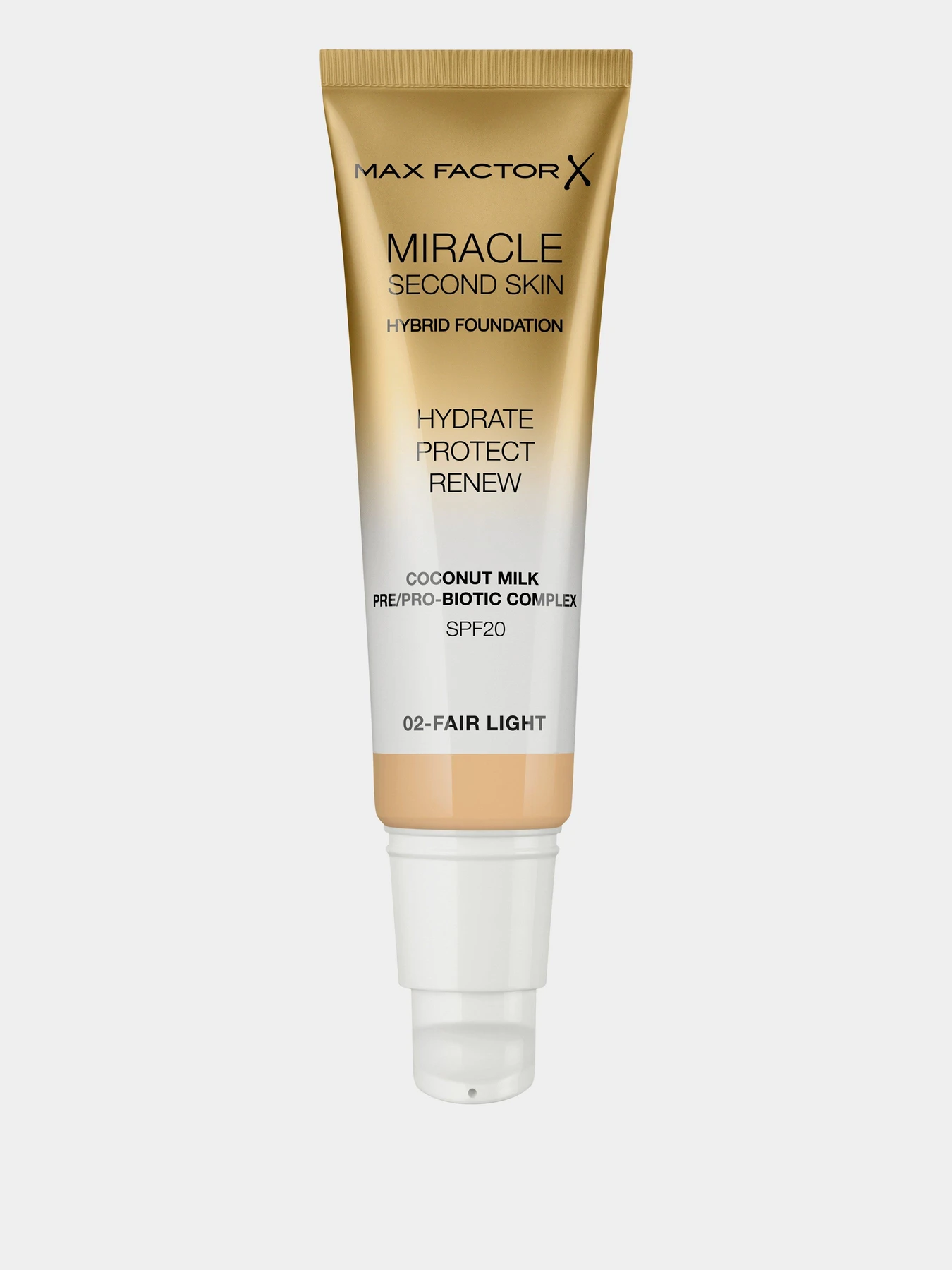 Тональна основа для обличчя Miracle Second Skin Foundation MAX FACTOR модель 3614229764796 Тональна основа для обличчя Miracle Second Skin Foundation MAX FACTOR модель 3614229764796 Фото