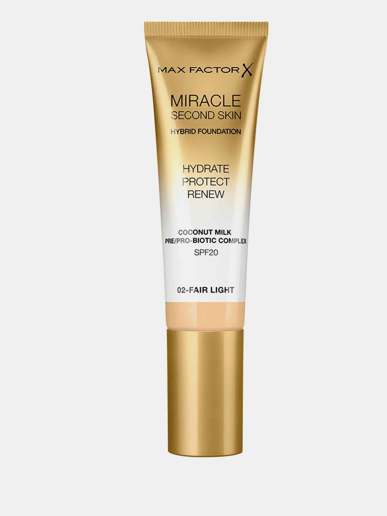 Тональна основа для обличчя Miracle Second Skin Foundation MAX FACTOR модель 3614229764796 Тональна основа для обличчя Miracle Second Skin Foundation MAX FACTOR модель 3614229764796 Фото