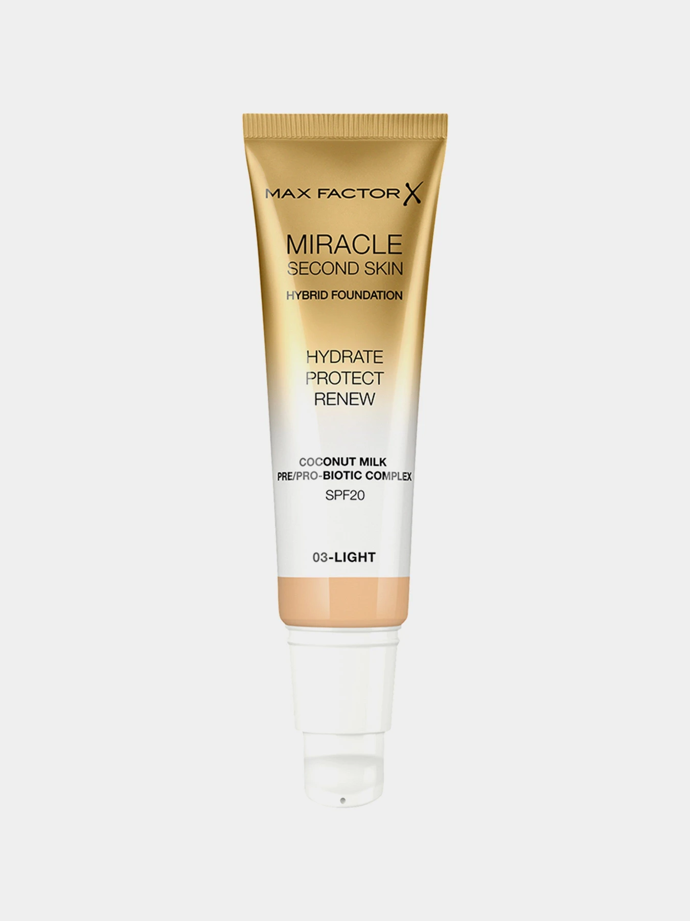 Тональная основа для лица Miracle Second Skin Foundation MAX FACTOR модель 3614229764765 Тональная основа для лица Miracle Second Skin Foundation MAX FACTOR модель 3614229764765 Фото