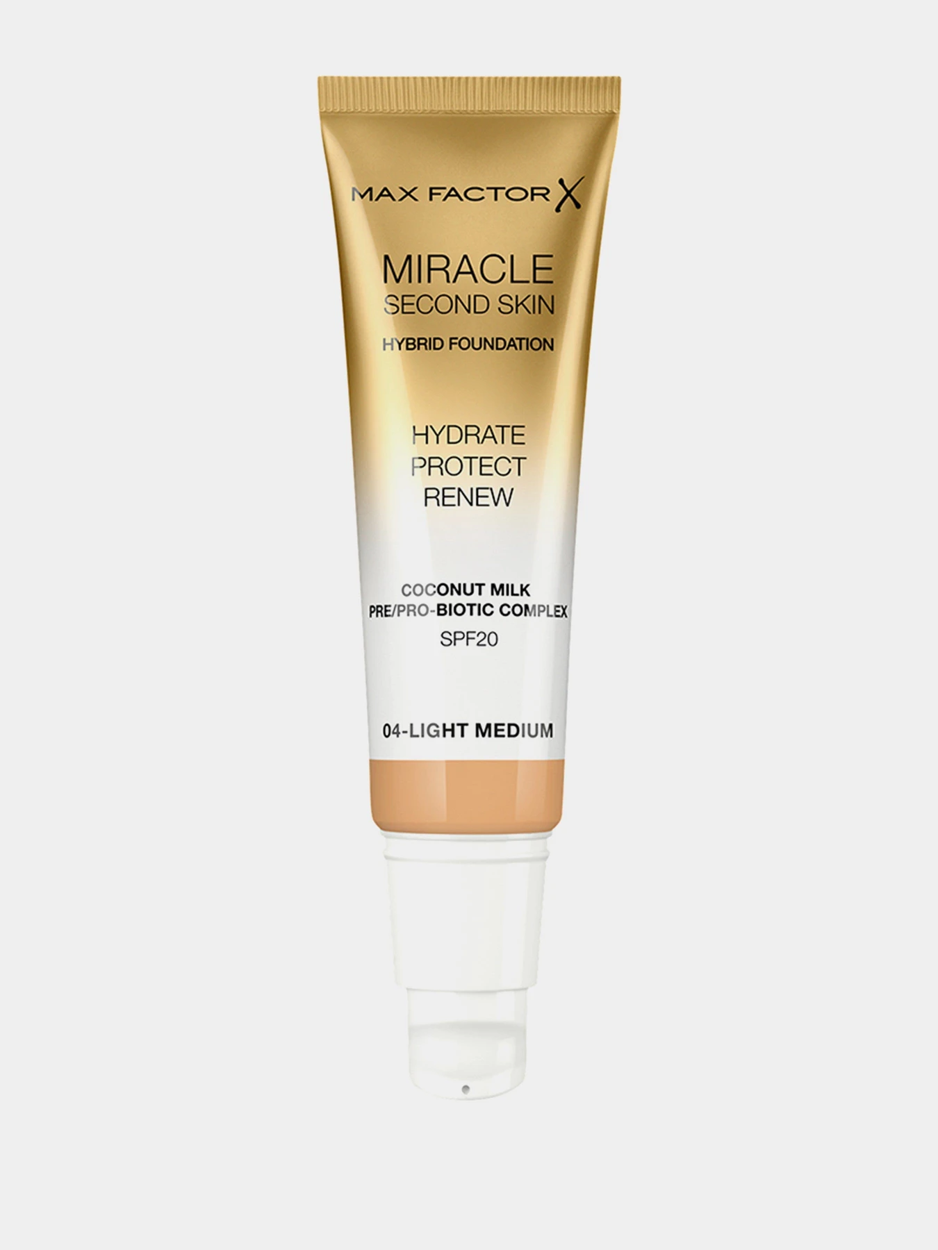 Тональная основа для лица Miracle Second Skin Foundation MAX FACTOR модель 3614229764840 Тональная основа для лица Miracle Second Skin Foundation MAX FACTOR модель 3614229764840 Фото