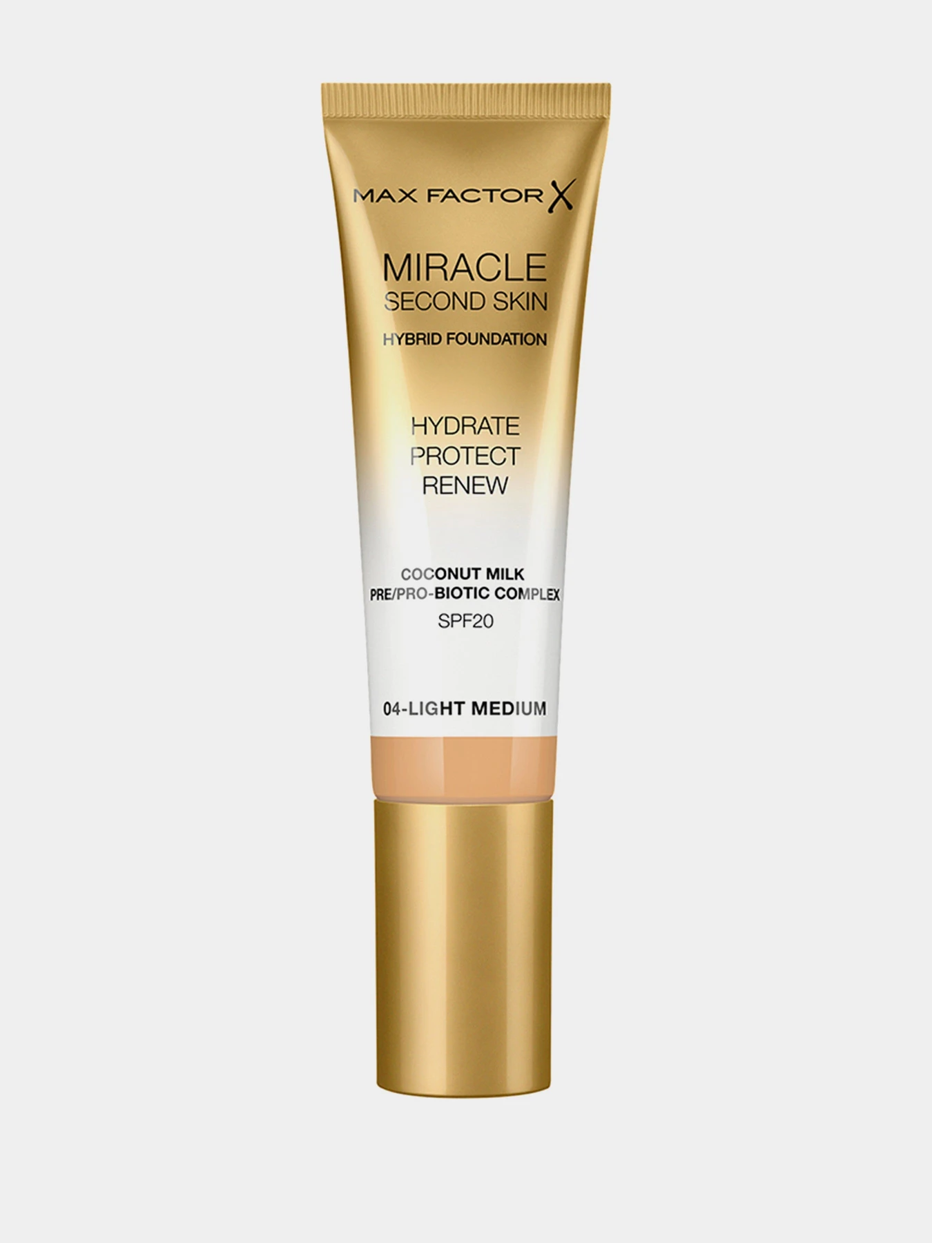 Тональная основа для лица Miracle Second Skin Foundation MAX FACTOR модель 3614229764840 Тональная основа для лица Miracle Second Skin Foundation MAX FACTOR модель 3614229764840 Фото