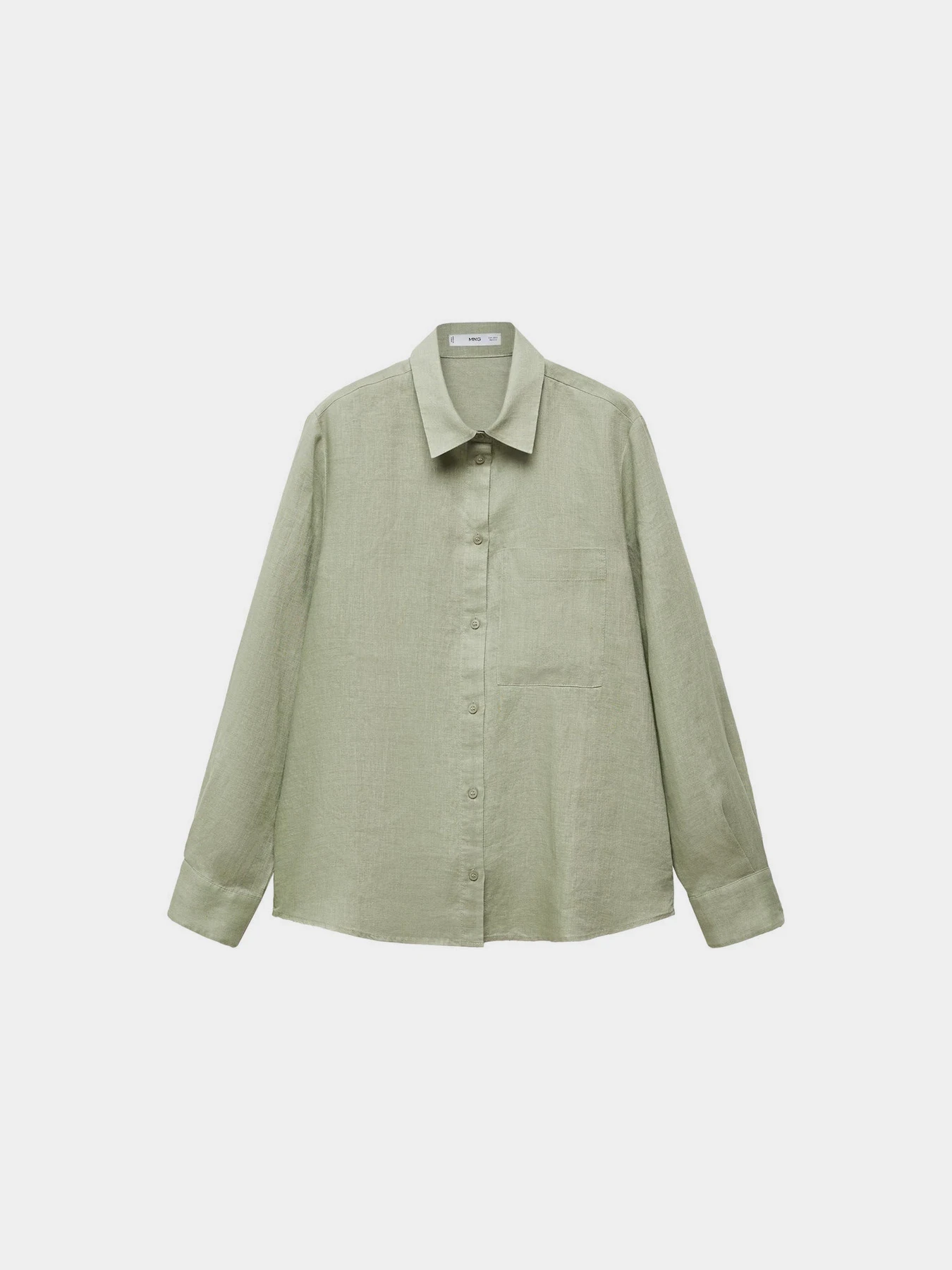 Рубашки MANGO Lino модель 67085722_43 Фото
