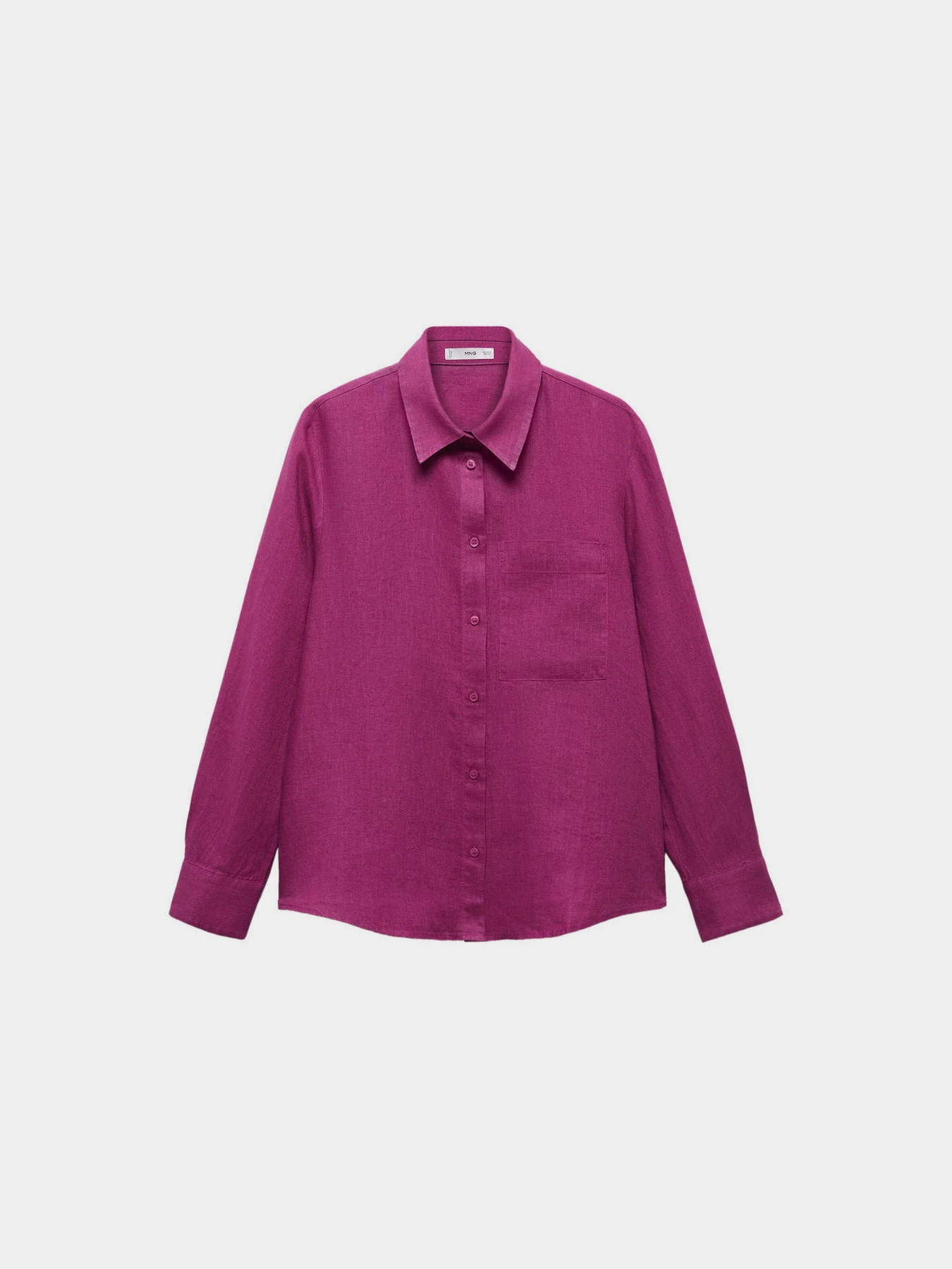 Рубашки MANGO Lino модель 67085722_88 Фото