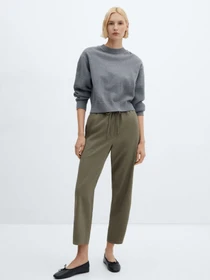 Брюки MANGO FLUIDO модель 67085723_37 Фото