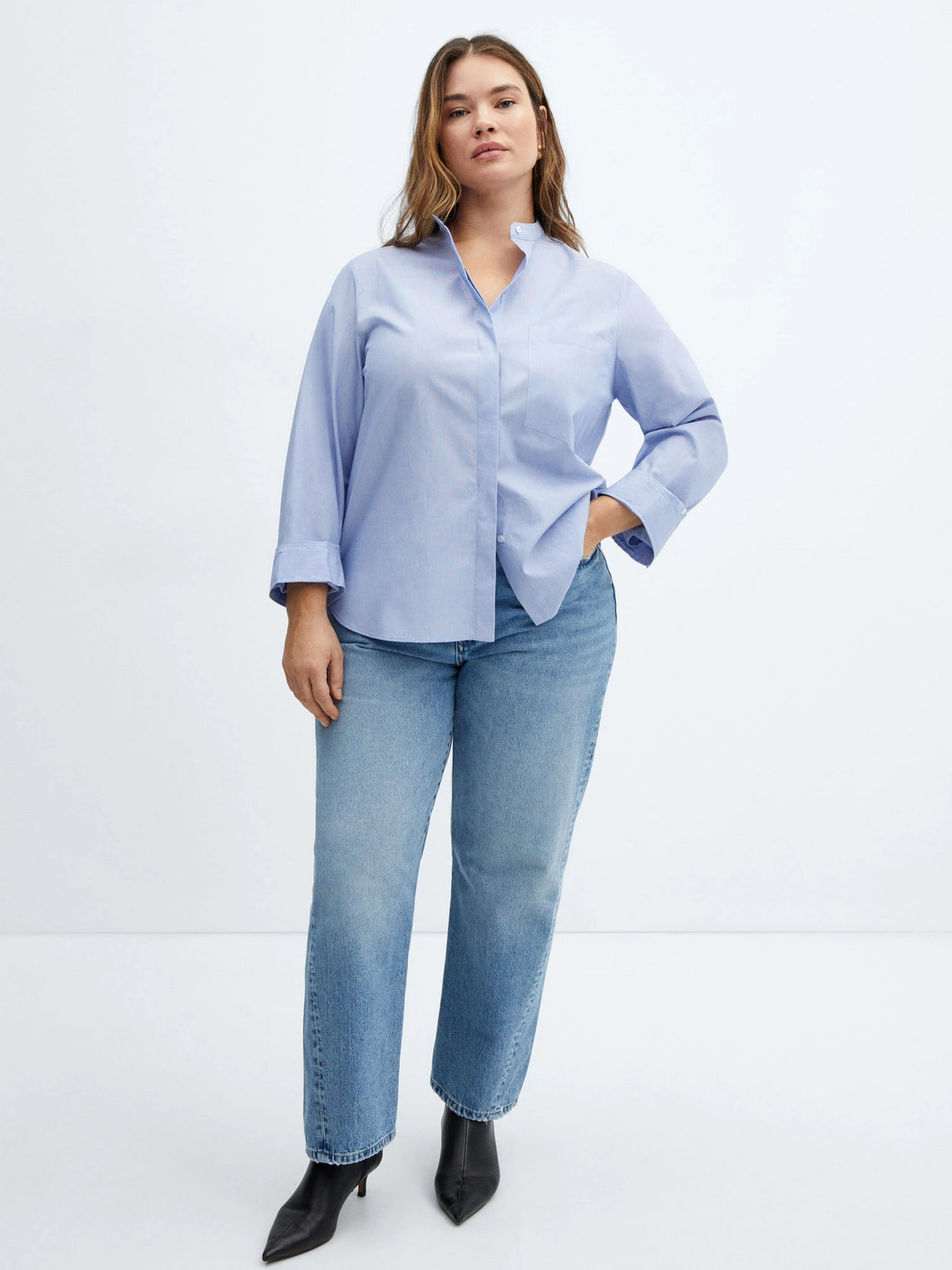 Рубашки MANGO LUCAS модель 67005744_52 Фото