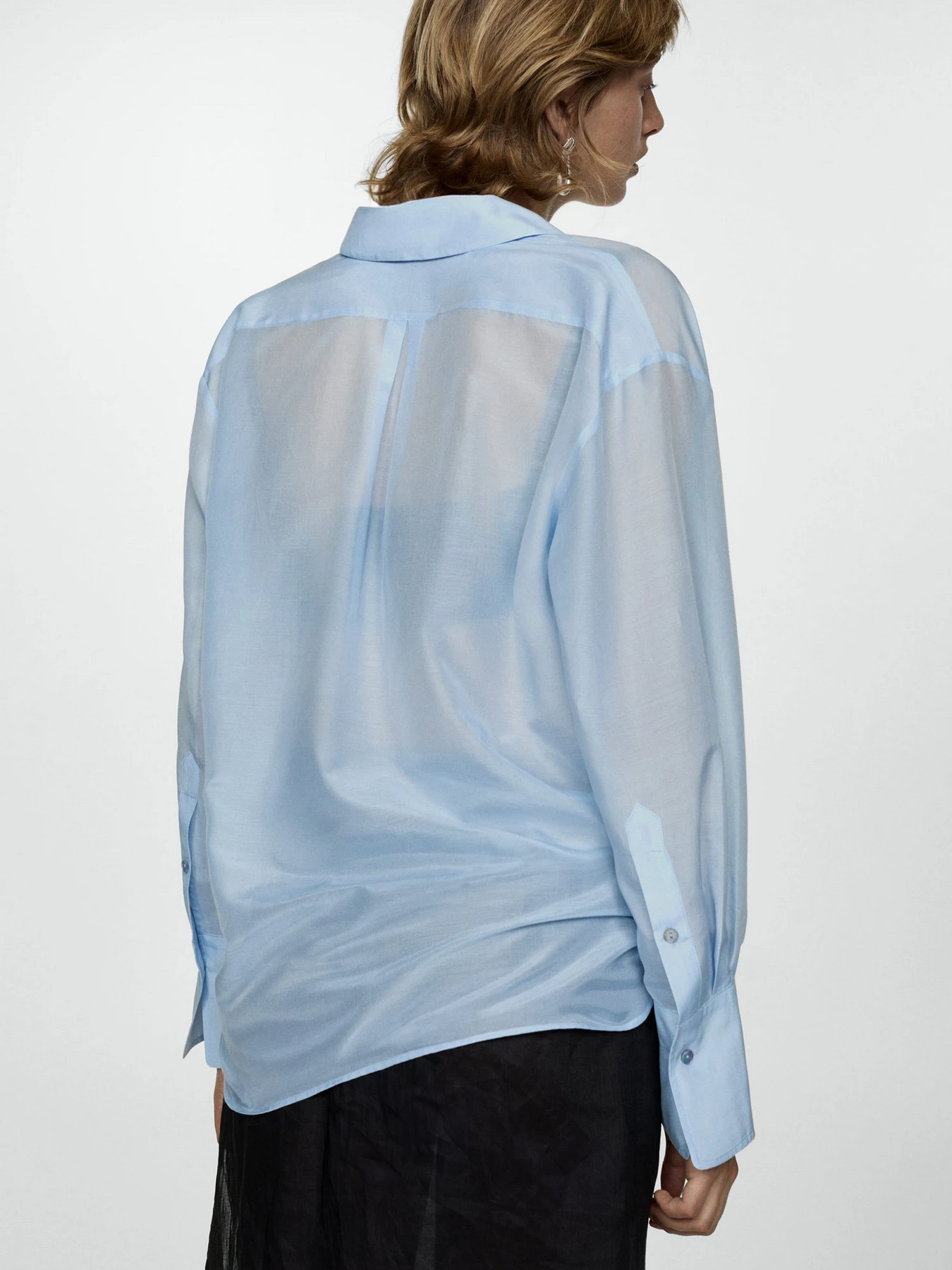Рубашки MANGO COSILK модель 67007133_50 Фото