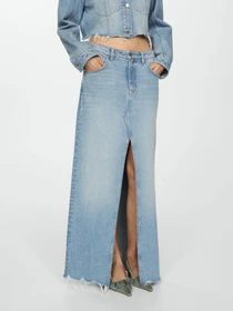 Юбки MANGO AMAIA модель 67067710_TM Фото