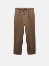 Штани MANGO Linen модель 67075724_34 Фото