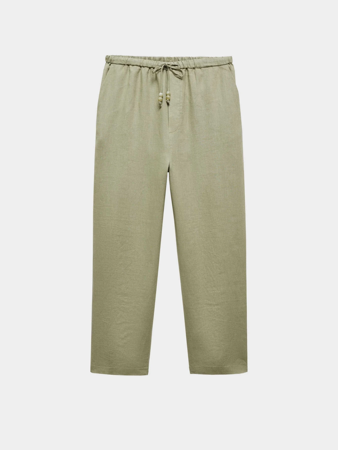 Брюки MANGO Linen модель 67075724_43 Фото