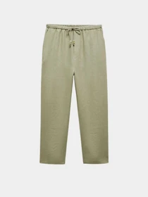 Брюки MANGO Linen модель 67075724_43 Фото