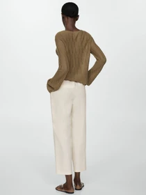 Штани MANGO LINEN модель 67075724_5 Фото