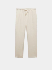Штани MANGO LINEN модель 67075724_5 Фото
