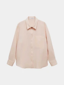 Рубашки MANGO Lino модель 67085722_83 Фото